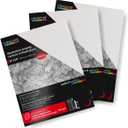 Crescent Creative Illustration Board 16x20, 3 Sheets, Cold Press Surface for Colored Pencil and Graphite | Acid-Free, pH Neutral, Rigid Medium Weight Board