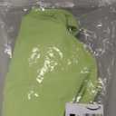 Artfish Women's Crewneck Long Sleeve Crop Tops Workout Gym Casual Cut-out Loose Cropped Sweatshirts (Large, Neon Green)