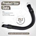 14-37-0105 Vacuum Hose Compatible with 18V Vacuum 0970-20 0880-20 0780-20 (Internal Storage), Fits 18V/28V Wet/Dry Vac Hose Assembly