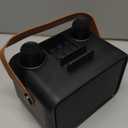 Karaoke Machine,Portable Bluetooth Speaker with 2 Wireless Microphone for Adults & Kids with LED Lights, Karaoke Microphone with PA System Supports USB/TF/AUX,Gift for Party Easter Gifts(Black)