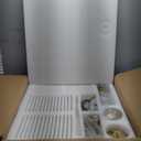 Modern Rectangle Glass Chandelier for Dining Room, 41" Gold Linear Island Light Fixture, Elegant Water Ripple Glass Lighting for Kitchen Island, Living Room, L41 x W10 x H12, Dimmable