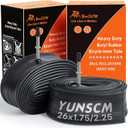 Heavy Duty 26 Bike Tubes 26x1.75/2.25 FV48mm Presta Valve 26" Bicycle Tubes ETRTO 45/57-559 Inner Tubes Compatible with 26x1.75 26x1.95 26x2.0 26x2.10 26x2.125 26x2.25 Bike Tire Tubes (2-PCS)