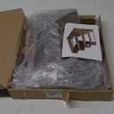 4-Tier Liquor Bottle Display Shelf, Coffee Syrup Rack Organizer, Water Bottle Organizer, Mini Bar Cabinet, Rustic Bar Shelves for Liquor Whiskey, Spirits