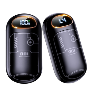 Hand Warmers Rechargeable - 7000mAh Electric Hand Warmer Reusable 2 Pack, LED Display, 20Hrs Warmth, 4 Levels Heat, Portable Charging Magnetic Pocket Heater for Men, Women, Raynauds, Hunting, Golf