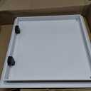 PATIKIL Drywall Access Panel 15x15 Inch, Aluminum Frame Wall Hole Cover Plumbing Access Doors with Click Open/Close Mechanism for Wall Ceiling, White