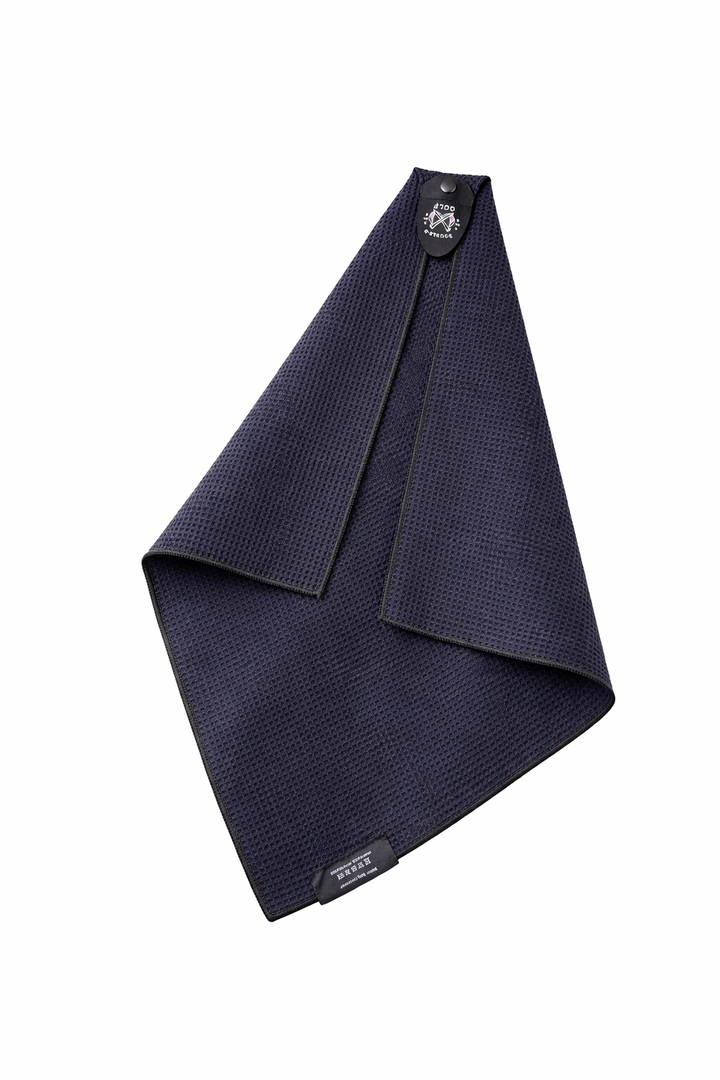 Double D Golf Magnetic Golf Towel – Microfiber Waffle Weave with Magnet