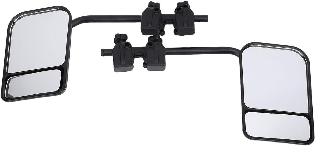 On Towing Mirrors Universal Metal Bracket Adjustable Angle Tow Side Mirror Extensions for Trailer Bus RV Truck