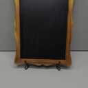 Tabletop Chalk Sign with Easel (11x13) + White Liquid Chalk Marker | Hanging or Freestanding Framed Chalkboard with Hand Crafted Sweetheart Frame - Multipurpose Small Chalkboard Sign