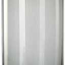 Ins Modern Glass Vase Crystal Gray Glass Vase for Home Office Decor (Crystal Grey) (11.8inX3.9in)