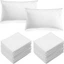 100PCS Disposable Pillow Case Covers, Soft Non-Woven Fabric Cover 33'' x 20'' Portable Travel Single Use Pillowcase for Medical Hospital Hotel SPA Tattoo Lash Bedroom Home Bedding Supplies