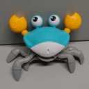 control future Crawling Crab Baby Toy - Infant Tummy Time Toys 3 4 5 6 7 8 9 10 11 12 Babies Boy 3-6 6-12 Learning Crawl 9-12 12-18 Walking Toddler 36 Months Old Music Development 1st Birthday Gifts (Green)