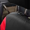 Flying Banner Car Seat Covers Front Set Breathable Mesh Seat Protector Fabric Polyester Cover Easy Installation SUV CAR Woman Lady Femal (Front Set, Black Red)