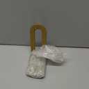 Chunful 6 Pcs Modern Metal Book Ends for Shelves Decorative Small Bookends Book Shelf Organizer Minimalist Design Stopper to Hold Books for Home Office (Gold,5.5 * 3.75 * 2.25inch)