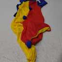 Kids Clown Costume Set - Toddlers Dress Up Jumpsuit with Clown Nose and Hat