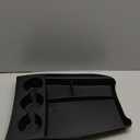 Lower Center Console Organizer Compatible with Rivian R1T R1S 2024 2023 2022, Floor Console Storage Tray Insert with Cup Holder Interior Accessories