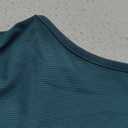 Veatzaer Women V Neck Tank Tops Summer Ribbed Sleeveless Casual Tops Loose Fit Banded Bottom Shirts (Small, Dark Green)