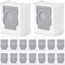 16 Pack Vacuum Bags for iRobot Roomba 104, 105, 405, 504, 505, 705, i7+, i8+, i3+, i4+, i5+, i6+, j5+, j6+, j7+, j8+, j9+, s9+, Combo10 Max, Roomba Replacement Bgs for all Clean Base models