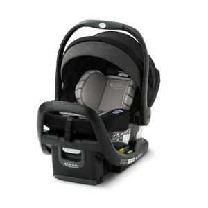 Graco SnugRide SnugFit Infant Car Seat, Anti Rebound Bar for Extra Safety, No-Rethread Harness, LATCH Equipped, Baby Car Seat, Gotham