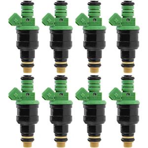 0280150558 Fuel Injector Replacement For Chevy Camaro Corvette Impala Ford Mustang GM LT1 SOHC DOHC EV1 Style 42Lb/hr 440CC (Pack of 8)