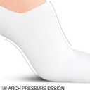 Wernies No Show Socks Women Low Socks Non Slip Flat Boat Line, 8 Pairs, Size 8-11