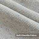 FUTEI Grey Decorative Throw Pillow Covers 18x18 Inch Set of 2,Soft Cozy Chenille Colorful Granular Textured Cushion Case,Modern Home Decor for Couch Bed Living Room