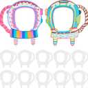 Sratte 10 Pcs Astronaut Helmet Paper Space Astronaut Helmet Craft DIY for Party Blank Paper Masks Craft for Birthday Cosplay DIY Color Your Own Space Birthday Party Decorations