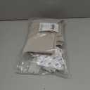 NICETOWN Magnetic Blackout Door Blinds, No Drill Roll Up French Door Curtain for Window, Thermal Insulated Light Blocking Shades for Sidelight Glass Window, 24" W x 64" L, Natural, 1 Panel