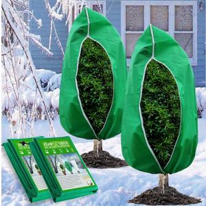 Plant Covers Freeze Protection,2 Pack Large Frost Covers with Zipper Drawstring47.2" x 70.8"Green Outdoor Winter Frost Blankets for Trees, Shrubs Plant Covers Freeze Protection,2 Pack Large Frost Covers with Zipper Drawstring47.2" x 70.8"Green Outdoor Winter Frost Blankets for Trees, Shrubs