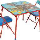 Paw Patrol Kids Table & Chairs Set for Kid and Toddler 36 Months Up to 7 Years, Includes: 1 Table (24" L x 24" W x 20" H), 2 Chairs (13" L x 13.5" W x 21" H) Weight Limit: 70 lb