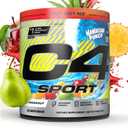 C4 Sport Pre Workout Powder - NSF Certified for Sport - Elite Hydration - 200mg Caffeine + Creatine + Beta-Alanine - Electrolytes and Energy Supplement - Hawaiian Punch, 20 Servings