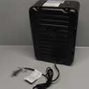 BEYOND HEAT Milkhouse Space Heater, 1300W/1500W Electric Heater with Thermostat, 3 Heat Settings, Safe and Quiet for Home Garage Workshop Warehouse, Black