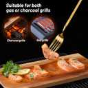 Grilling Planks, Easily Infuse Smoky Flavor into BBQ, Fish, Meat, Veggies, and More,Thick Barbecue Board Grilling Gift Idea (5.5"x11.5"-6 Pack)