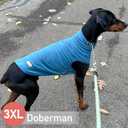 KYEESE 2Pack Dog Sweater Turtleneck Pet Coats Warm Dogs Clothes Pullover Dog Sweaters for Large Dogs Soft Pets Sweatshirt Stretchy Pet Sweater Large Size Pets (XXX-Large (55-75lbs), 2# Stripe+Navyblue)