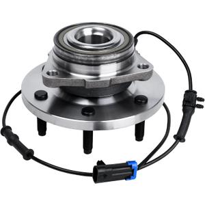 Autoround 515093 Front Wheel Bearing and Hub Assembly Compatible with 2006-2010 Hummer H3, 2009-2010 H3T, 6-Lug w/ABS