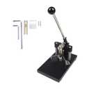 CNCTOPBAOS Corner Rounder Cutter Machine,R6mm R10mm Metal Dies Manual Corner Rounder Punch,30mm Thickness Heavy Duty Paper Card Arc Cutting Fillet for ABS Plastic, Aluminum Sheet, Office, Business, PVC