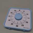 Secura 7.5 Inch Visual Timer, 60 Minute Visual Oversize Countdown Timer for Kids and Adults, Durable Mechanical Time Management Tool (Navy Blue)