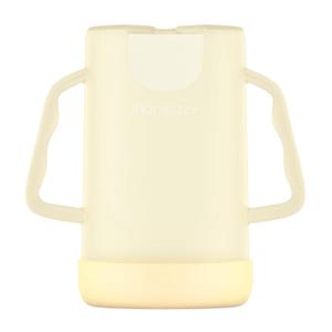 Momcozy Squeeze Pouch Holder for Food Pouches and Drink Boxes, Baby Pouch Holder Allows Baby to Self-Feed and Avoid Messes, Baby Food Pouch Holder Handle is Easy to Grip, Comfortable, Yellow