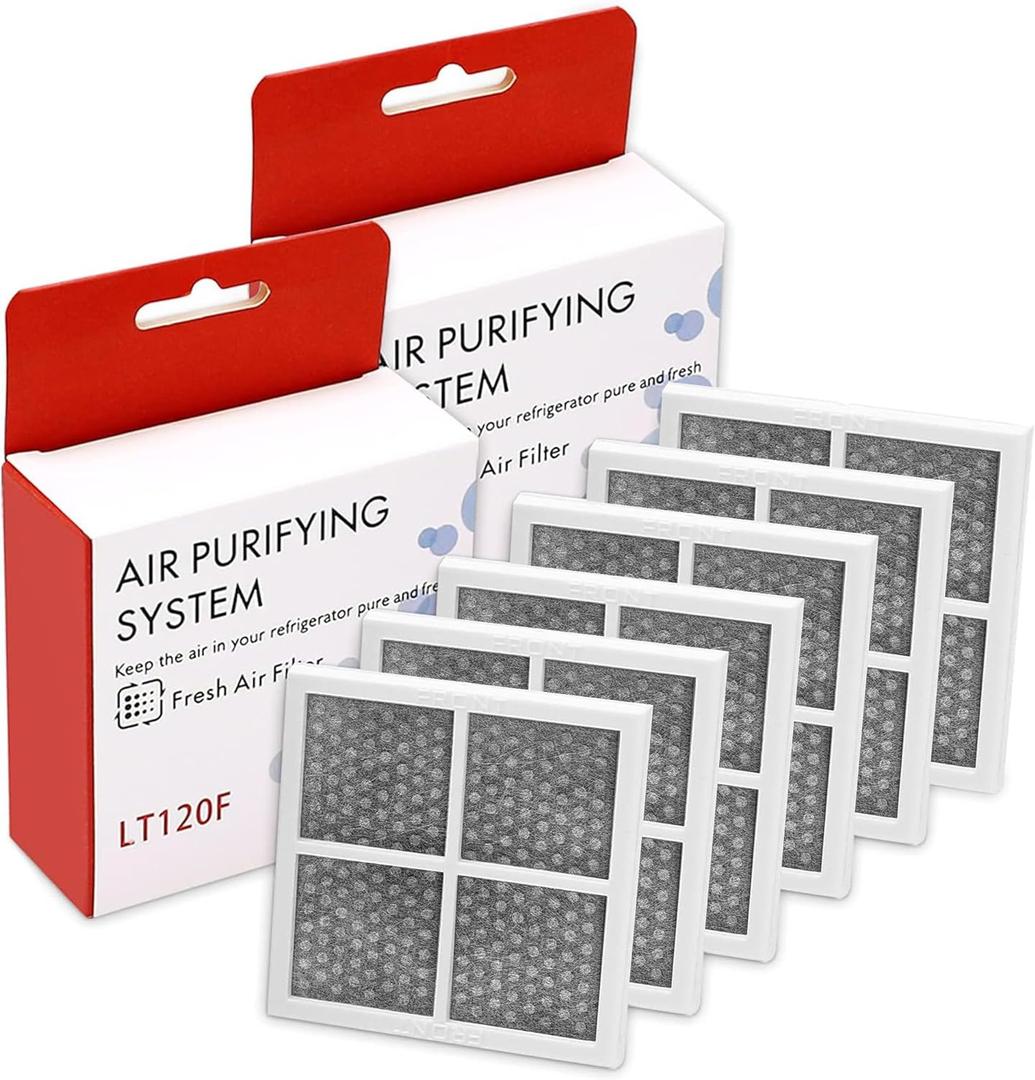 LT120F Refrigerator Air Filter Replacement for LG LT120F Kenmore Elite 46-9918 469918 9918 Replaces ADQ73214402 ADQ73214403 ADQ73214404-6 Pack