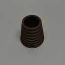 Myard Umbrella Cone Wedge Shim for Patio Table Hole Opening or Base 1.8 to 2.4 Inch, Umbrella Pole Diameter 1-3/8" (35mm, Dark Brown)