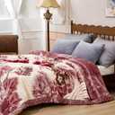 5.5 lbs Korean Mink Blanket 5979 inch,2 Ply Reversible Super Soft Cozy Luxury Bed Blanket., Throw 55x75 Inch