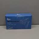 AQQA Quiet 30-50 Gallon Fish Tank Filters - Auto Start Hang on Back Aquarium Filter, Adjustable Flow, Deodorization Decontamination Filter System AQ168 (8W 200GPH)