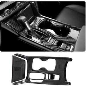 YINGTUU for Honda Accord 10th Gen 2018 2019 2020 2021 2022 Accessories Interior Stickers Gear Shift Panel Cover Decals Carbon Fiber 3PCS(Gas Version)
