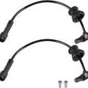 2 Pcs ABS Wheel Speed Sensor Compatible with Chevy Equinox 2010 2011 2012 2013 2014 2015 2016 2017, GMC Terrain 2010 to 2017, Rear ABS Sensor, Replacement for 25913456, 23348259