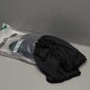 10 ft x 10 ft Wrinkle Free Black Backdrop Curtain for Parties, Polyester Black Photo Backdrop Drapes for Graduation Birthday Wedding Party Stage Curtains, Background Curtains for Stand