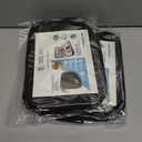 2 x Electronics Charger Organizer - Travel Cable Case for Cords, Chargers, and Tech Accessories (Black)