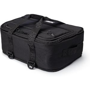 AO Coolers Stow 'n Go Canvas Soft-Sided Cooler, Low Profile and Leak Proof, Insulated for 24-Hour Cold, Black, 38-Can