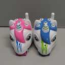 Unicorn Walkie Talkies for Kids, 2 Pack Camping Unicorn Outdoor Toys for Girls Age 312 Year Old, 3 Channel Toy Birthday Gifts Easter Halloween Christmas Stocking Stuffers (Pink + Blue)