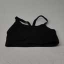 RUNNING GIRL Sports Bra for Women,Y Back Molded Cup Strappy Running Sports Bra with Sewn in Pads (X-Large, Black)