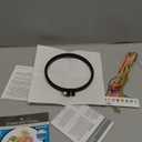 Dimensions Summer Flowers Counted Cross Stitch Kit for Beginners, White 14 Count Aida Cloth, 6'' D