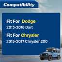 2PCS Front Lower Control Arm with Ball Joint, Driver & Passenger Side for Chrysler 200 2015‑2017, for Dodge Dart 2013‑2016, OE# MS251201 MS251202